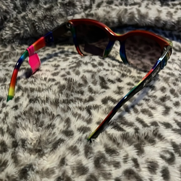 Betsey Johnson Rainbow Pride Bedazzled Sunglasses NWT - Picture 6 of 9